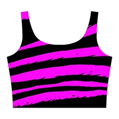 Pink Zebra Midi Sleeveless Dress from ArtsNow.com Top Front