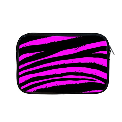 Pink Zebra Apple MacBook Pro 13  Zipper Case from ArtsNow.com Front