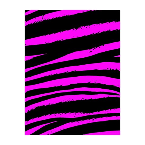 Pink Zebra Medium Tapestry from ArtsNow.com Front