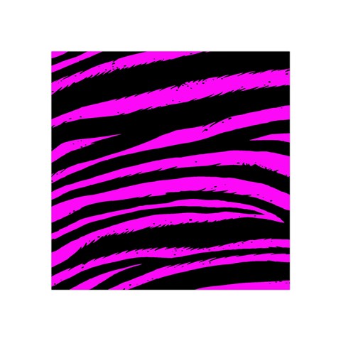 Pink Zebra Square Tapestry (Small) from ArtsNow.com Front