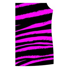 Pink Zebra Women s Button Up Vest from ArtsNow.com Front Left