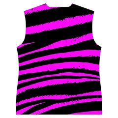 Pink Zebra Women s Button Up Vest from ArtsNow.com Back