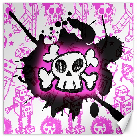 Cartoon Skull Canvas 20  x 20  from ArtsNow.com 19 x19.27  Canvas - 1