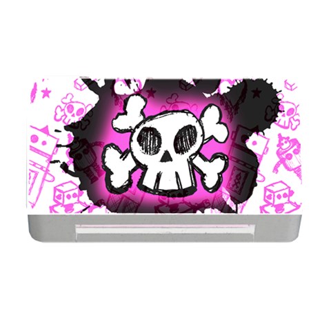 Cartoon Skull Memory Card Reader with CF from ArtsNow.com Front