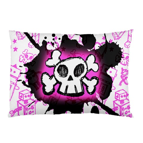 Cartoon Skull Pillow Case (Two Sides) from ArtsNow.com Back