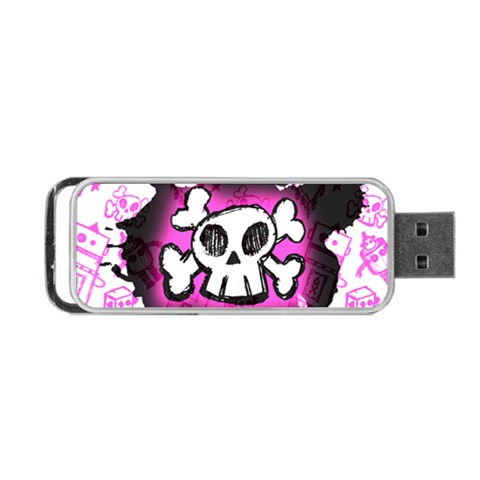 Cartoon Skull Portable USB Flash (Two Sides) from ArtsNow.com Back