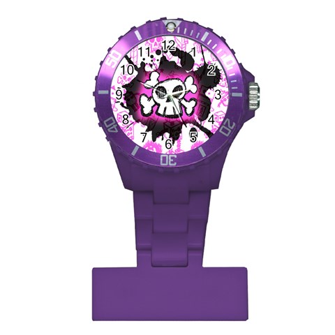 Cartoon Skull Plastic Nurses Watch from ArtsNow.com Front