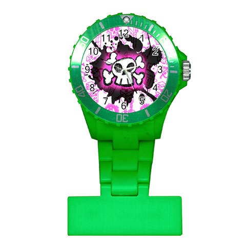 Cartoon Skull Plastic Nurses Watch from ArtsNow.com Front