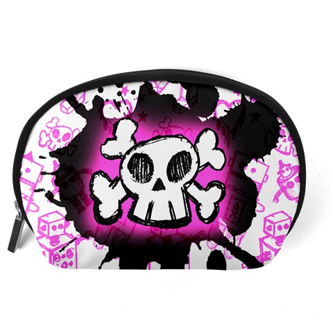 Cartoon Skull Accessory Pouch (Large) from ArtsNow.com Back