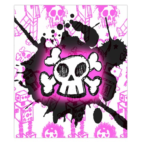 Cartoon Skull Duvet Cover Double Side (California King Size) from ArtsNow.com Back