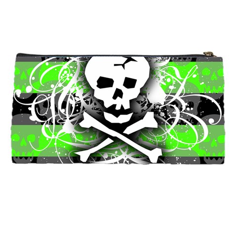 Deathrock Skull Pencil Case from ArtsNow.com Back