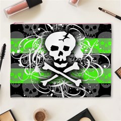 Deathrock Skull Cosmetic Bag (XL) from ArtsNow.com Front