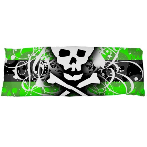 Deathrock Skull Body Pillow Case Dakimakura (Two Sides) from ArtsNow.com Back