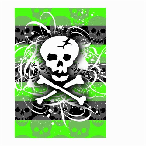 Deathrock Skull Large Garden Flag (Two Sides) from ArtsNow.com Back