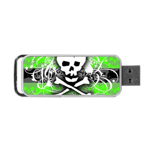 Deathrock Skull Portable USB Flash (Two Sides) from ArtsNow.com Back