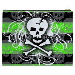 Deathrock Skull Cosmetic Bag (XXXL) from ArtsNow.com Back