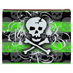 Deathrock Skull Cosmetic Bag (XXXL) from ArtsNow.com Back