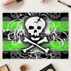 Deathrock Skull Cosmetic Bag (XXXL) from ArtsNow.com Back