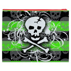 Deathrock Skull Cosmetic Bag (XXXL) from ArtsNow.com Back