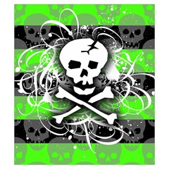 Deathrock Skull Drawstring Pouch (Small) from ArtsNow.com Back