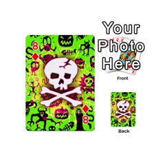 Deathrock Skull & Crossbones Playing Cards 54 Designs (Mini) from ArtsNow.com Front - Diamond8