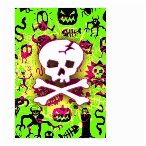 Deathrock Skull & Crossbones Large Garden Flag (Two Sides) from ArtsNow.com Back