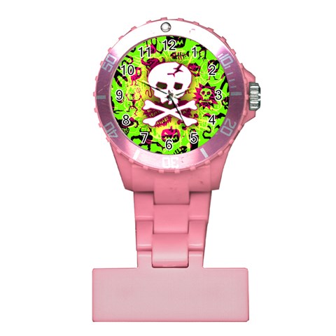 Deathrock Skull & Crossbones Plastic Nurses Watch from ArtsNow.com Front