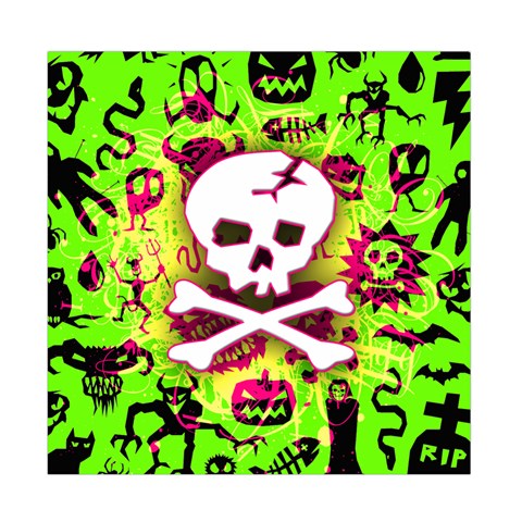 Deathrock Skull & Crossbones Duvet Cover (Full/ Double Size) from ArtsNow.com Front