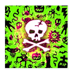 Deathrock Skull & Crossbones Duvet Cover Double Side (Queen Size) from ArtsNow.com Front