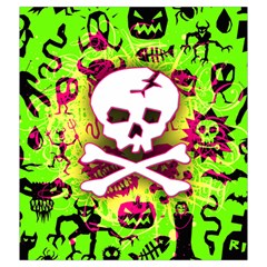 Deathrock Skull & Crossbones Drawstring Pouch (XXL) from ArtsNow.com Front