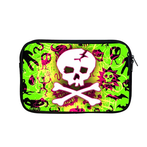 Deathrock Skull & Crossbones Apple MacBook Pro 13  Zipper Case from ArtsNow.com Front