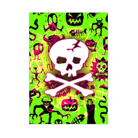 Deathrock Skull & Crossbones Small Tapestry from ArtsNow.com Front