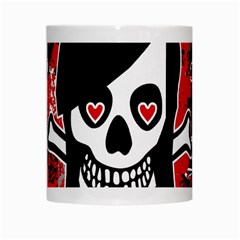 Emo Girl Skull White Mug from ArtsNow.com Center