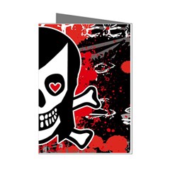 Emo Girl Skull Mini Greeting Cards (Pkg of 8) from ArtsNow.com Left