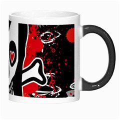 Emo Girl Skull Morph Mug from ArtsNow.com Right