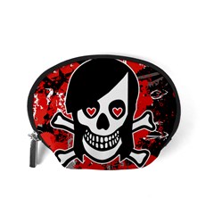 Emo Girl Skull Accessory Pouch (Small) from ArtsNow.com Back