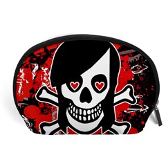 Emo Girl Skull Accessory Pouch (Large) from ArtsNow.com Front