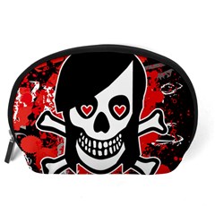 Emo Girl Skull Accessory Pouch (Large) from ArtsNow.com Back