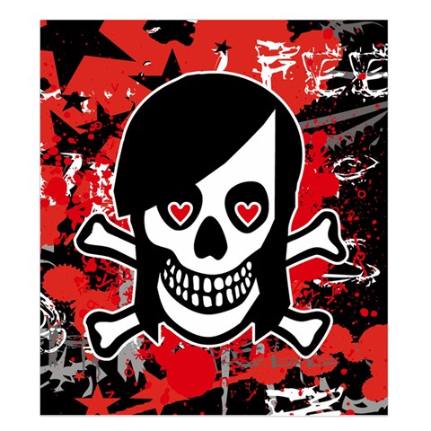 Emo Girl Skull Duvet Cover Double Side (King Size) from ArtsNow.com Front