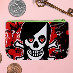 Emo Girl Skull Large Coin Purse from ArtsNow.com Back