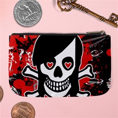 Emo Girl Skull Large Coin Purse from ArtsNow.com Back