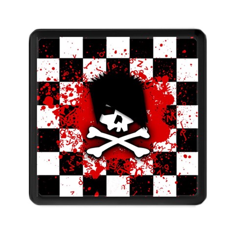 Emo Skull Memory Card Reader (Square) from ArtsNow.com Front