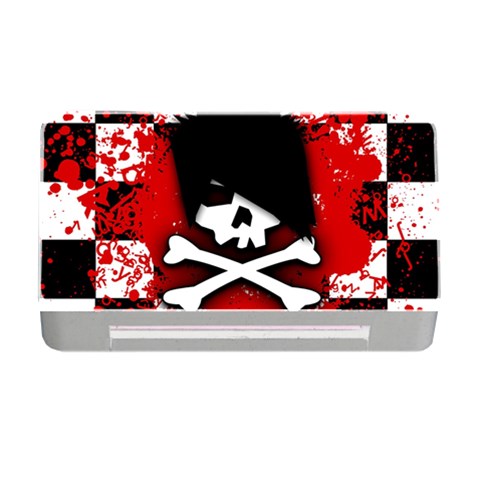 Emo Skull Memory Card Reader with CF from ArtsNow.com Front