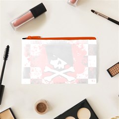 Emo Skull Cosmetic Bag (XS) from ArtsNow.com Front