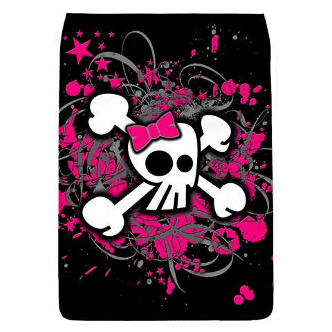 Girly Skull & Crossbones Removable Flap Cover (L) from ArtsNow.com Front