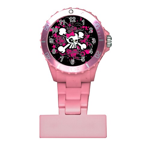 Girly Skull & Crossbones Plastic Nurses Watch from ArtsNow.com Front