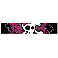 Girly Skull & Crossbones Large Flano Scarf  from ArtsNow.com Front