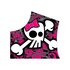 Girly Skull & Crossbones Women s Button Up Vest from ArtsNow.com Top Left