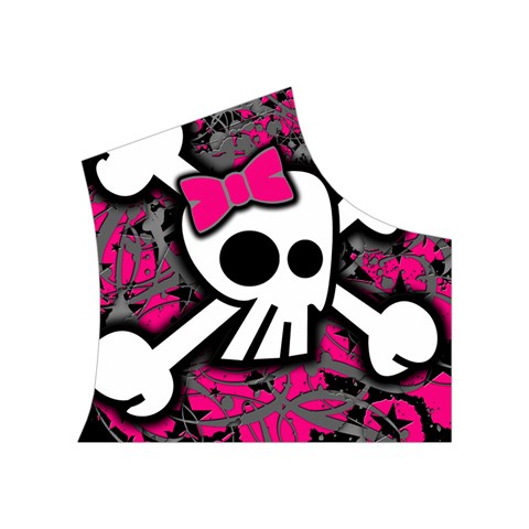 Girly Skull & Crossbones Women s Button Up Vest from ArtsNow.com Top Right