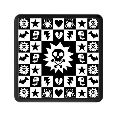 Gothic Punk Skull Memory Card Reader (Square) from ArtsNow.com Front